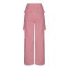 Womens Sweatpants Cargo Pants Baggy High Waisted Fashion Y2K Teen Girls Streetwear Parachute Cinch Bottom Jogger Pants Pink view 3