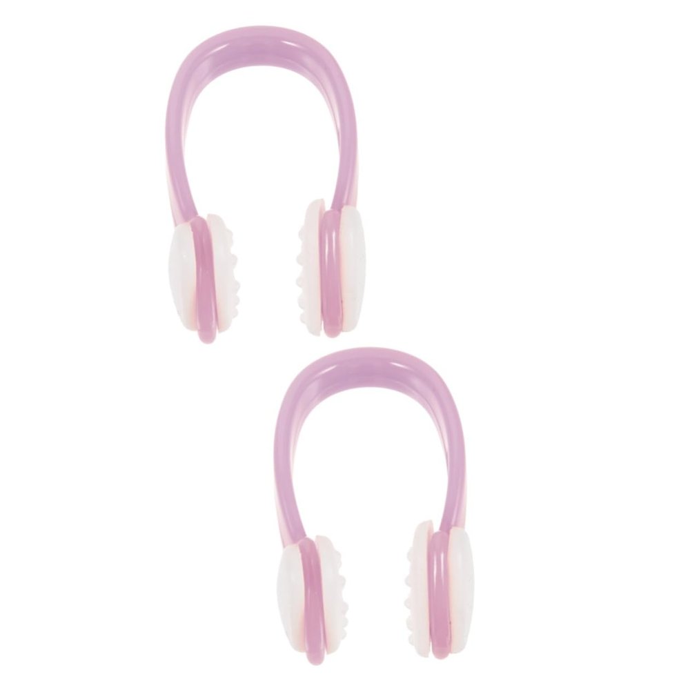 Healvian 2pcs Nose Clip for Swimming Silicone Swim Nose Clip for Boys and Girls Adults Non-Skid Compact