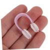 Healvian 2pcs Nose Clip for Swimming Silicone Swim Nose Clip for Boys and Girls Adults Non-Skid Compact view 4