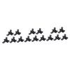 Kisangel 3sets Silicone Wrap Band Bike Pump Mount Pump Bracket for Bicycle Bike Holder Frame Clip Universal Retaining Bracket 5pcs*3