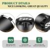 Drive-up Golf Cart Black SS Center Caps, Golf Cart ITP SS Wheel Center Hub Cap for Club Car EZGO Yamaha Models Wheel-4 Black Packs (Height 3.21" / Outer Diameter 2.75") view 2