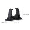 Yardwe 2pcs Paddle Clip Holder for Kayak and Canoe Durable Plastic Boat Paddle Fixed Buckle with Screws for Easy Installation for Outdoor Activities view 4