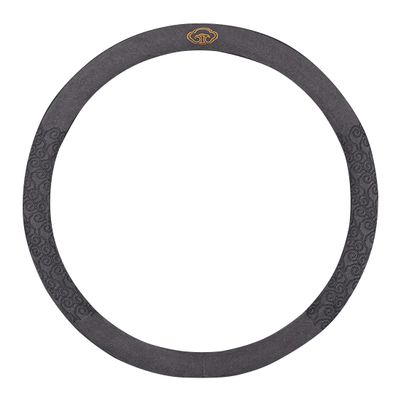 Suede Four Seasons Suitable Car Handle Cover O-D Car Interior Carbon Fiber Steering Wheel Cover Auspicious Cloud Pattern 2-38cm