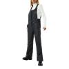 Pivanzore Women Ski Bib Pants Snow Overalls Sleeveless Snowboard Waterproof Windproof Insulated Winter Warm Fleece Jumpsuit (Black, S) view 4