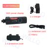 WILLQR 14.8V 3500mAh 5000mAh 7000mAh 10000mAh Sea Fishing Electric Reel Take Up Wheels Lithium Battery Rechargeable with Charger + Connect Lines Cables + Bag,10000mah + Light b view 2