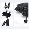 WILLQR 14.8V 3500mAh 5000mAh 7000mAh 10000mAh Sea Fishing Electric Reel Take Up Wheels Lithium Battery Rechargeable with Charger + Connect Lines Cables + Bag,10000mah + Light b view 4