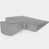 Pilates Wedge, Large Upholstered Wedge for Pilates Refromer, Build Strength and Stability, Pilates Equipment for Home and Studio Use,Gray view 2