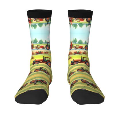 berbo GaxfjRu tractor farming Cotton Socks for Men - Women - Tall, Comfort and Durability for Daily Use and Athletics