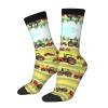 berbo GaxfjRu tractor farming Cotton Socks for Men - Women - Tall, Comfort and Durability for Daily Use and Athletics view 2