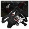ALOEU SPD Pedals for Spin Bike with Toe Cages for Clip Pedals Indoor Exercise Cycling Platform Pedals 9/16 inch, Black view 2