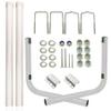 FUYEAR 60" Boat Trailer Guides,Boat Guides for Trailers,Ocean Specific 316L Stainless Steel Trailer Guide Poles,High Visibility UPVC Boat Trailer Guides Poles Kits,for Trailers,Boats,Kayaks and More view 1