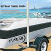 FUYEAR 60" Boat Trailer Guides,Boat Guides for Trailers,Ocean Specific 316L Stainless Steel Trailer Guide Poles,High Visibility UPVC Boat Trailer Guides Poles Kits,for Trailers,Boats,Kayaks and More view 4