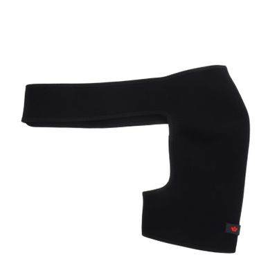 Mobestech 1pc Adjustable Breathable Shoulder Support Strap Lightweight Single Shoulder Brace for Sports and Injury Relief Suitable for Basketball Football and Cycling Black Xl for Left