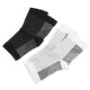Mobestech 4pcs Ankle Compression Support Sleeves Durable Ankle Guard for Sports and Injury Recovery Suitable for Running Basketball and Yoga Xl Black White