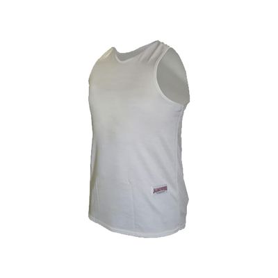 Premium Durable Boxing Jersey with Satin Finish Fabric - Comfortable & Stylish Training Gear for Unmatched Performance in White, Size Youth-Large