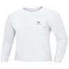 Mens Sun Protection Shirts UV SPF UPF 50+ Long Sleeve Rash Guard Fishing Running Swim Top Shirt Quick-Dry Lightweight White view 1