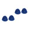 HANABASS 2pairs Plastic Ring Cheer Poms Cheerleader Pom Hand Flower for Women Girls Cheerleading Kit for Sports Events College High School view 1