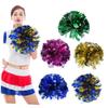 HANABASS 2pairs Plastic Ring Cheer Poms Cheerleader Pom Hand Flower for Women Girls Cheerleading Kit for Sports Events College High School view 4