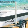FUYEAR 40" Boat Trailer Guides,Boat Guides for Trailers,Ocean Specific 316L Stainless Steel Trailer Guide Poles,High Visibility UPVC Boat Trailer Guides Poles Kits,for Trailers,Boats,Kayaks and More view 4
