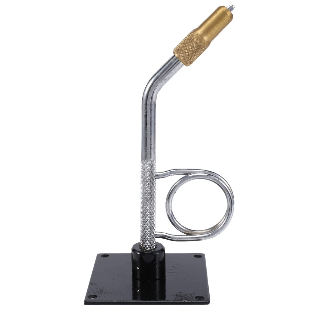 ALOEU Portable Fly Tying Vise with Base Rotary C-Clamp Fish Tackle Kit Travel Alloy Fly Fishing Tackles Hook Binding Tool