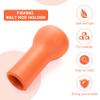 ALOEU Fishing Rod Butt Cushion Gimbal Fishing Fighting Belt Waist Holder Shock Absorption Stand Up Fighting Pole Holder,Orange view 2
