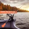 ALOEU Fishing Rod Butt Cushion Gimbal Fishing Fighting Belt Waist Holder Shock Absorption Stand Up Fighting Pole Holder,Orange view 3