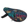 PATIKIL 12" x 8" Table Tennis Racket Case Cover, Table Tennis Racket Paddle Carry Bag with Ball Storage Pocket, Blue view 1