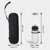 SIUKE Gas Candle lamp Portable Gas Camping Lantern Outdoor Candle Lamp with Storage Bag for Camping Hiking Travel, Black view 2
