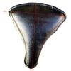 ALOEU Vintage Faux Leather Bicycle Saddle Rivet Sprung Spring Bike Cycling Seat Cushion Black for Road Bike view 2