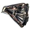 ALOEU Vintage Faux Leather Bicycle Saddle Rivet Sprung Spring Bike Cycling Seat Cushion Black for Road Bike view 3