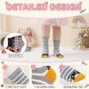 Hellomamma Kids Girls Cotton Socks Crew Cute Toddler Fun Animal Socks 5 Pairs view 4