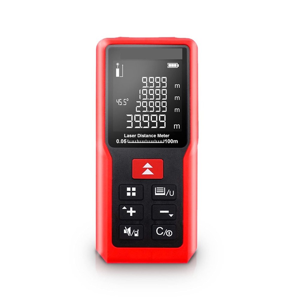 FLaig Distance Meter 50M 70M 100M Rangefinder, Digital Electronic Tape Measure Tape ?Measure Ruler (Color : Mt, Size : 100M)