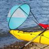 Paddle Board Sails,Durable Paddle Board Wind Sail,Foldable Simle Sail,Blue,Round Downwind Sail,Kit Kayak Wind Sail Kayak Paddle Board Accessories,for Paddle Boards, Kayaks, and Canoes. view 3