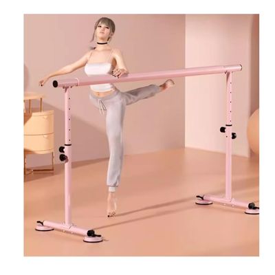 zklaseot Stair Handrail, Portable Ballet Barre, Freestanding Dancing Bar with Adjustable Height for Kids & Adults, for Home, Gym, Dance Room, Easy Assembly (Color : Pink, Size : 1m)