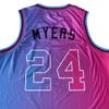 Custom Basketball Jersey Personalized Stitched/Printed Team Name & Number Sports Uniform for Men Women Youth Teal Navy White view 4