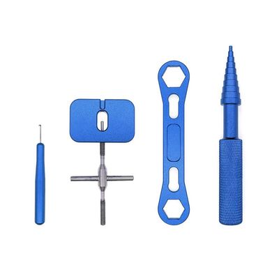 ALOEU Reel Repair Tool Kit for Fishing Reel Maintenance Spool Disassembling Wrench Fishing Tools Blue