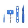 ALOEU Reel Repair Tool Kit for Fishing Reel Maintenance Spool Disassembling Wrench Fishing Tools Blue