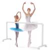 BcoMfy Ballet Barre Single Layer Ballet Pole with Anti Slip and Stable Base, Independent Stretching Bar Fitness Training Dance Bar (Color : White, Size : 2M/6.6FT) view 1