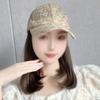 EERINESS Wig With Bangs Hat Wig Women's Hat Wig, Fashionable Baseball Cap, Brown And Black Wig Hat, Suitable For Daily Theme Parties And Outdoor Leisure Hat with Hair Attached for Women (Color : 01) view 2