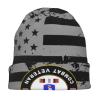 173rd Airborne Brigade Afghanistan Combat Veteran Chic Knit Beanies: Cozy Skull Caps for Winter Warmth at Home & Outdoors!69 Black view 4