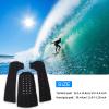 3Pcs Surfboard Deck Traction Pads - Surfing Surfboard Anti Slip Traction Pad Tailpad Deck Pads for Fits Surfboards, Skimboard, Longboard(black) view 2