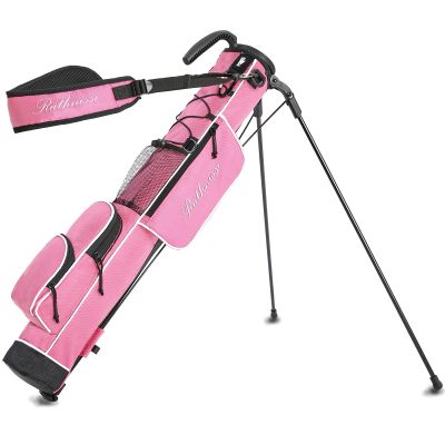 RUTHNISSI Golf Stand Bag, Lightweight Golf Easy Carry Bag with Padded StrapDurable Pitch n Putt Golf Bag, Practice Ranger Sunday Golf Bag for Men&Women