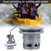 FUZHUI Boat Air Valve - Inflatable Boat Air Valve - PVC Air Gas Valve Cap Replacement, for Inflatable Boat Dinghy Kayak Canoe Inflate and to Deflate. view 2