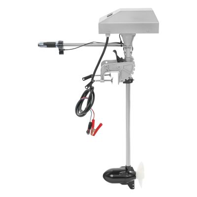 1500W 24VOutboard Boat Motor, Electric Outboard Motor with LED Display, Fishing Boat Trolling Engine, 4800RPM Strong Power Infinitely Variable Speed for Fishing, Aquaculture