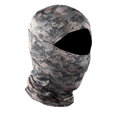 Samview Outdoor Sports Airsoft Shooting Face Protection Gear Tactical Cycling Mask Tactical Camouflage Hood - ACU, Medium