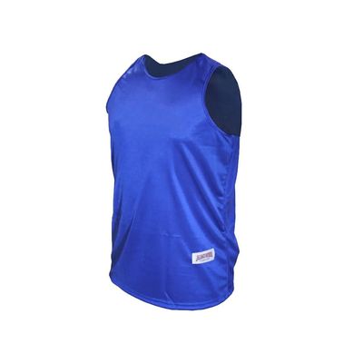Premium Durable Boxing Jersey with Satin Finish Fabric - Comfortable & Stylish Training Gear for Unmatched Performance in Blue, Size Youth-Medium