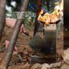 MUNEFE Pocket Rocketly Campin Stove, Rocketly Stove Backpackin, Wood Burnin Camp Stove Portable for Ensu Stability Du Use view 2