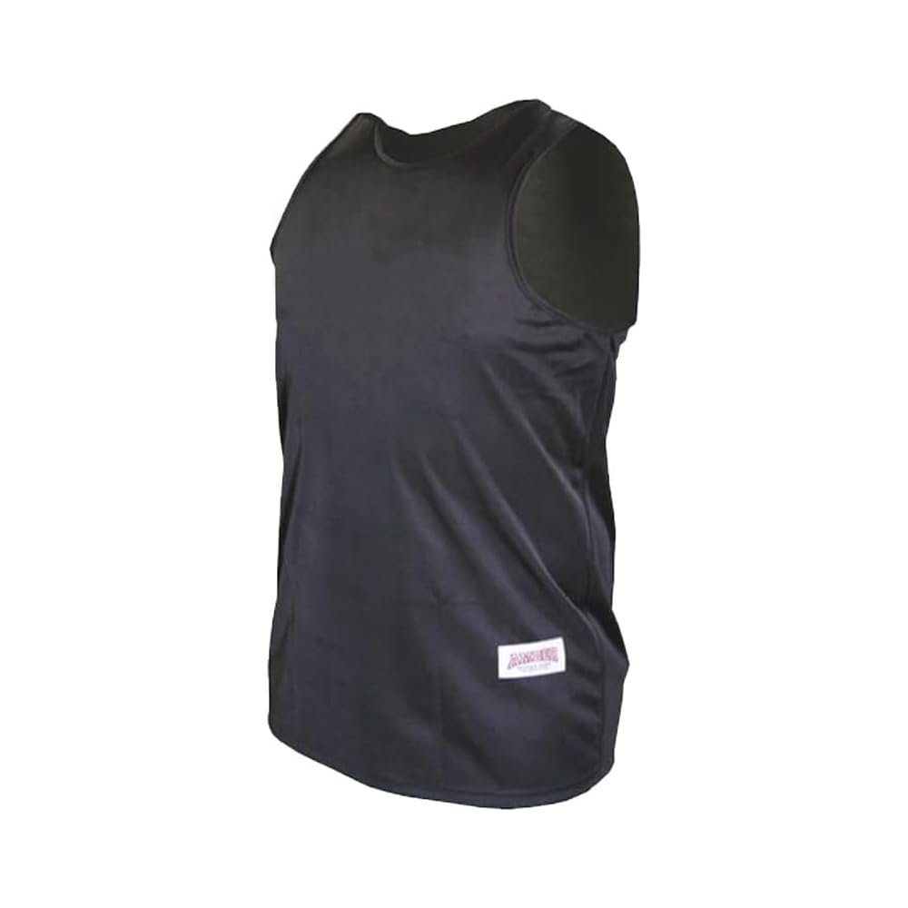 Premium Durable Boxing Jersey with Satin Finish Fabric - Comfortable & Stylish Training Gear for Unmatched Performance in Black, Size Youth-Medium