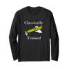 Classically Trained Slide Rule Retro Math Engineer Long Sleeve T-Shirt view 1