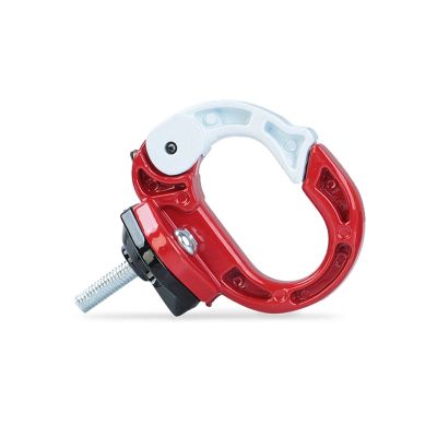 KARFRI Aluminium Alloy Front Hook Hanger Helmet Bags Claw Fit for Xiaomi Fit for Mijia Fit for M365 Electric Scooter Hanging Bag Hook Claw Accessories (Color : Rojo)